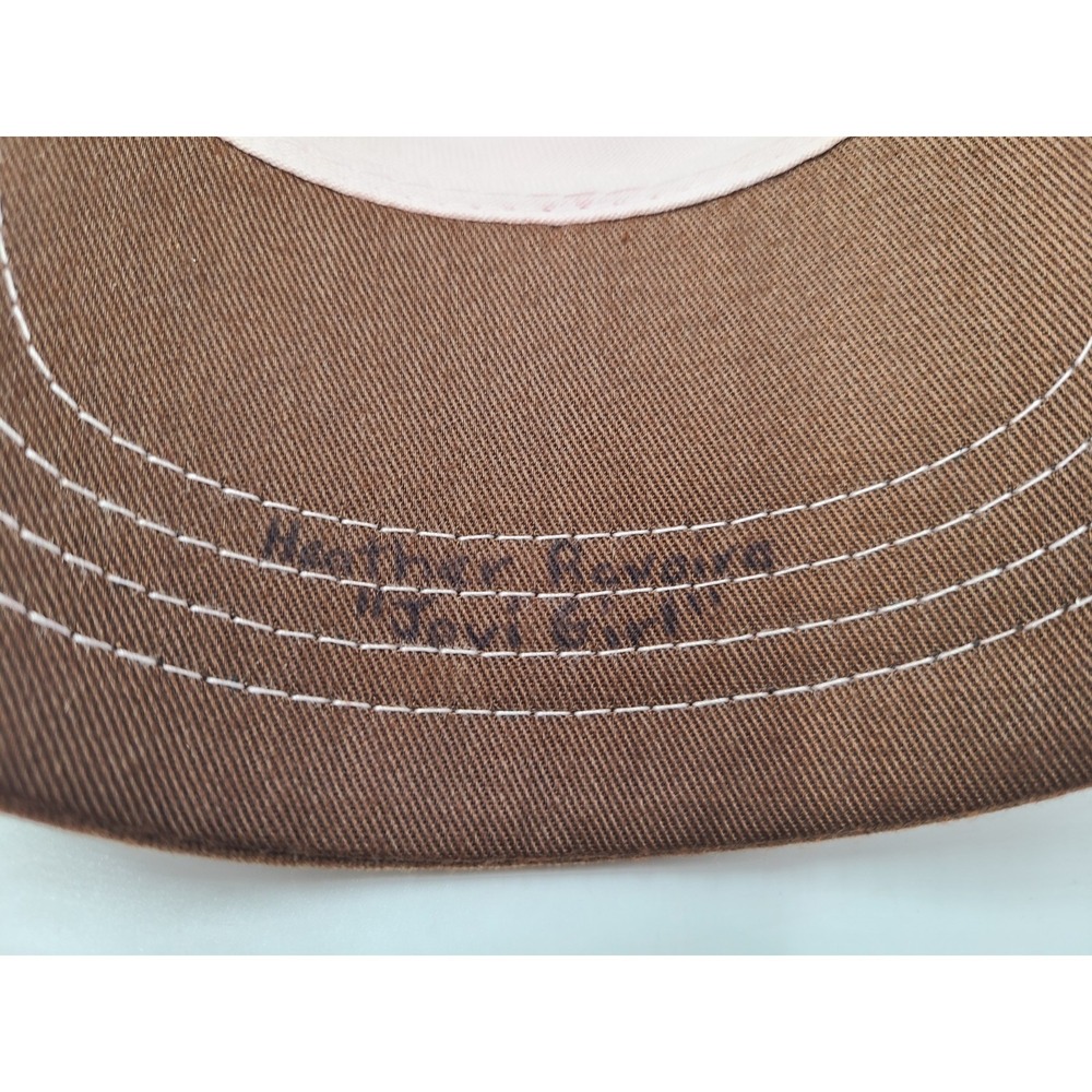 Women Bon Jovi Rose Adjustable Hat Cap Cotton Casual Rock Band Music Pink Brown - Picture 14 of 15